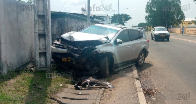 Port-Gentil : Plusieurs blessés graves dans une collision impliquant un taxi et un RAV4