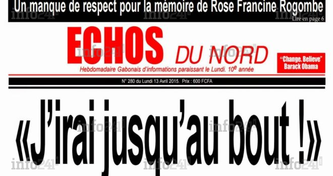 Suspension d’Echos du Nord au Gabon : Désiré Ename fustige l’arbitraire du régime répressif d’Ali Bongo