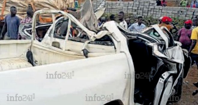 Nkok : Un violent accident de la circulation fait deux morts sur-le-champ