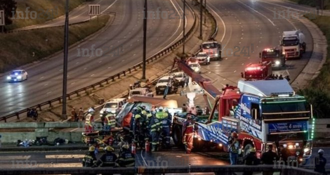 Afrique du Sud : Un accident de bus fait au moins 20 morts