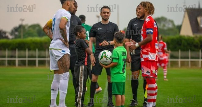 Match amical : le Gabon écrase facilement en France une petite équipe de 4e division