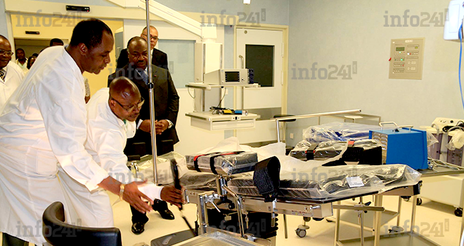 Ali Bongo inaugure un nouveau complexe sanitaire au CHU de Libreville