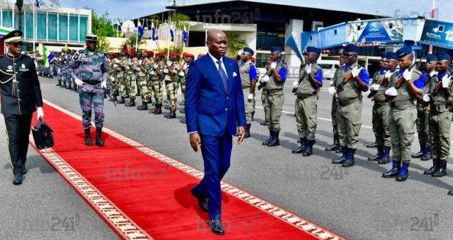 Oligui Nguema déjà à Bangui pour la 16e session ordinaire de la CEMAC