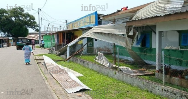 Omboué&nbsp;: Plusieurs toitures arrachées par une violente pluie, les habitants appellent à l’aide