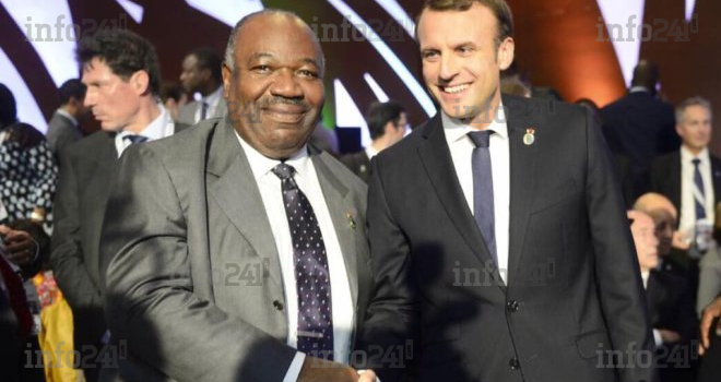 Ali Bongo s’offre enfin un « selfie » parfait avec Emmanuel Macron