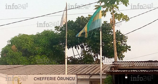 Port-Gentil : Le drapeau gabonais dans un piteux état à la chefferie traditionnelle Orungu