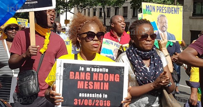 49e semaine de protestation de la diaspora gabonaise contre le hold-up électoral d’Ali Bongo 
