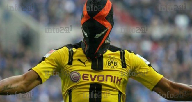 Le nouveau masque de super-héros d’Aubameyang ne plait pas à Dortmund... et à Puma !