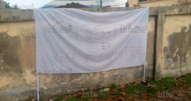 Grève à la CNSS : Les agents de Port-Gentil au piquet de la grève générale illimitée