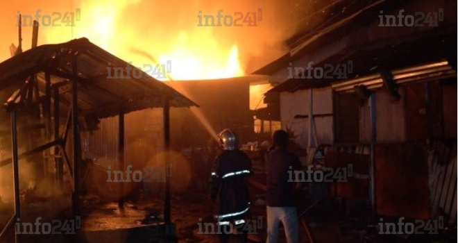 Incendie à Port-Gentil&nbsp;: sept maisons réduites en cendres à Café Rio