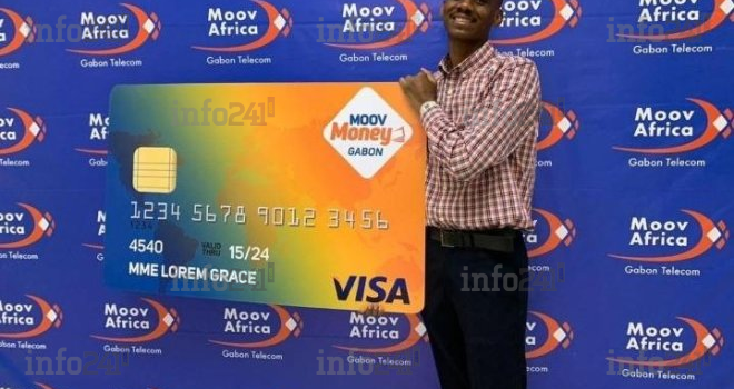 Moov Africa Gabon Telecom lance une carte prépayée Visa pour ses clients Moov Money
