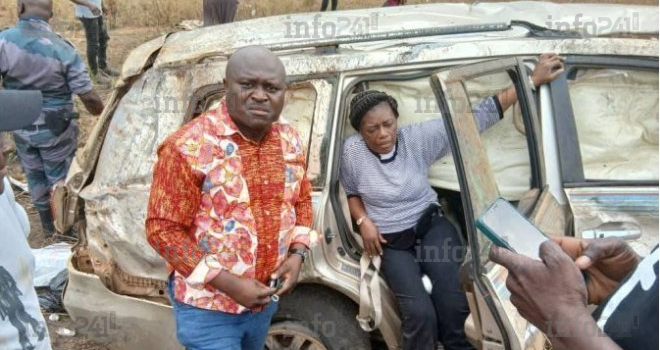 Angélique Ngoma, miraculée d’un accident spectaculaire en pleine fièvre pré-électorale