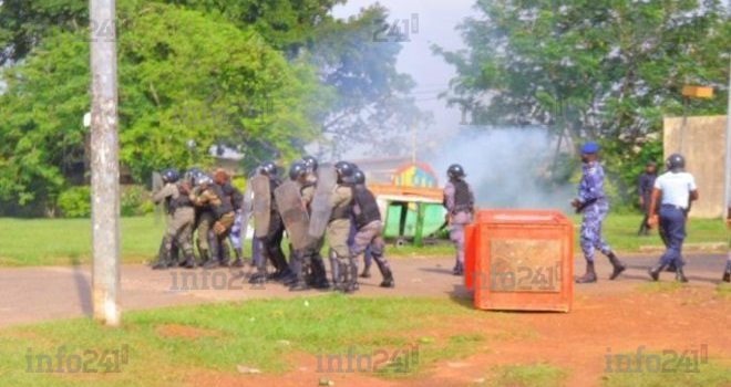 USTM : Des étudiants gazés par la police gabonaise pour avoir réclamé la reprise des cours