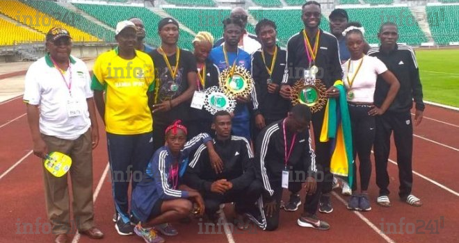Le Gabon de retour du Cameroun avec 9 belles médailles empochées en athlétisme
