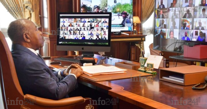 Ali Bongo rebelotte avec la tenue de conseils de ministres virtuels ce lundi matin !