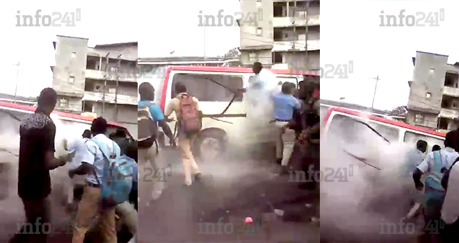 La gendarmerie gabonaise tente d’asphyxier des élèves dans un taxi-bus à Libreville