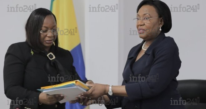 Sénat&nbsp;: Paulette Missambo passe le relais à la nouvelle présidente de l’institution parlementaire