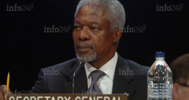 Jean Ping salue la mémoire de Koffi Annan, décédé samedi en Suisse
