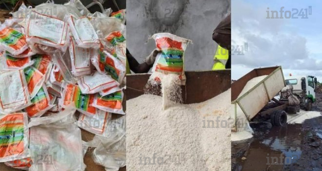 Port-Gentil&nbsp;: Plus de 12 tonnes de riz impropre à la consommation détruites par l’AGASA