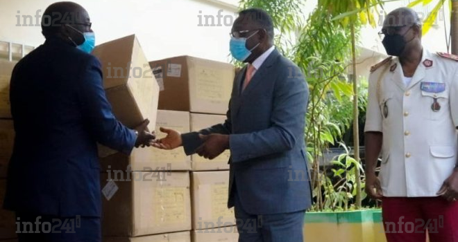Le Gabon reçoit un don de 300 000 masques de protection du groupe Eramet