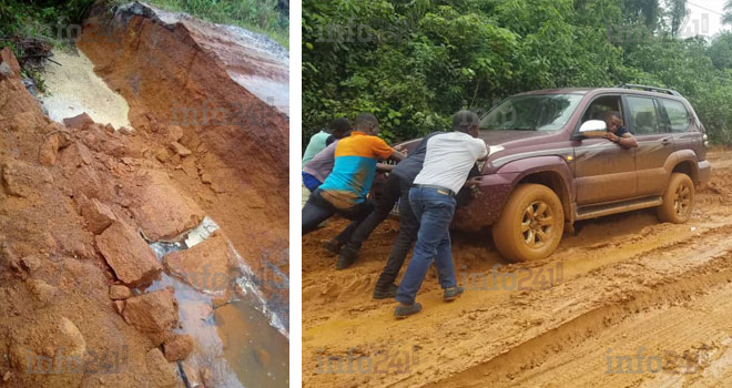 La route au Gabon coupée en deux entre Ntoum et Cocobeach depuis plusieurs jours