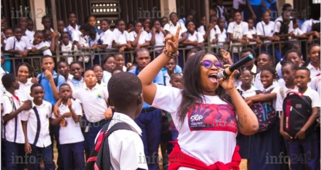 Violences en milieu scolaire au Gabon : Macy Ilema sensibilise les élèves de Mikolongo