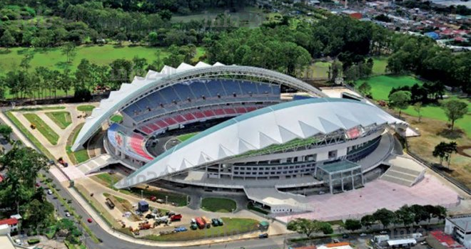 Le stade de football d’Angondjé transformé en « hôpital de campagne » du coronavirus