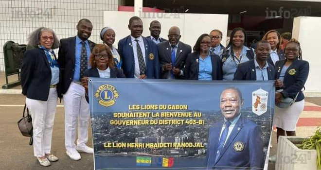 Lions Clubs : le nouveau gouverneur du district 403B1 en visite au Gabon
