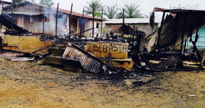 Oyem : Un petit garçon de 3 ans retrouvé mort après l’incendie de la maison de ses parents