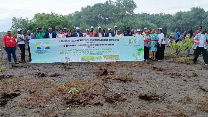 Port-Gentil&nbsp;: La brigade de l’environnement de l’Ogooué-Maritime s’engage pour la restauration des terres