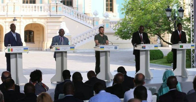 Guerre russe en Ukraine&nbsp;: Des dirigeants africains à Kiev pour une médiation de paix 