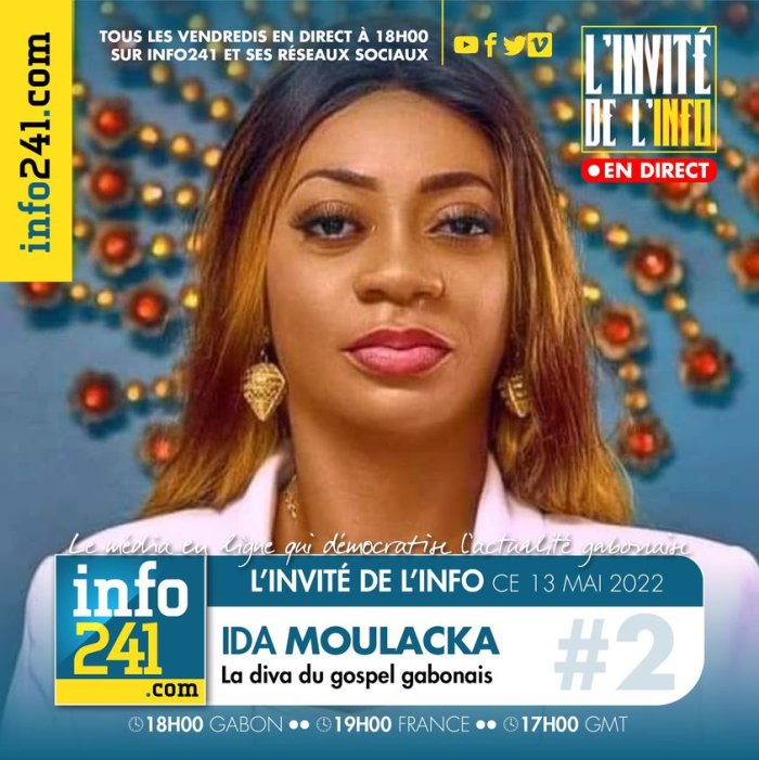 Invité de l’info #2 avec la diva du gospel gabonais Ida Moulacka