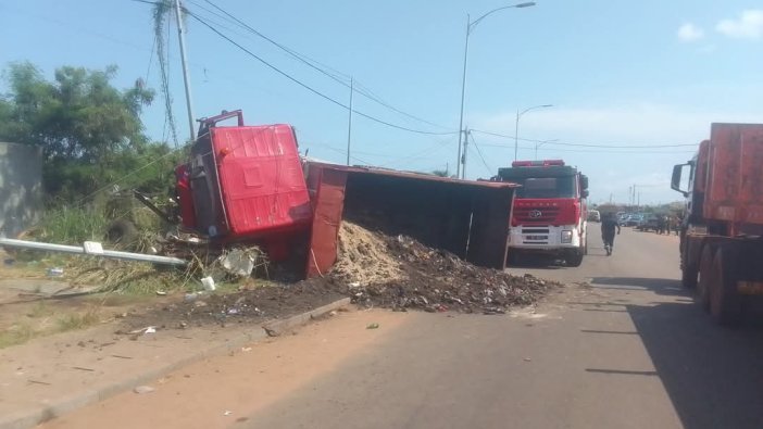 Port-Gentil&nbsp;: Une commerçante tuée par un camion benne à N’tchengué