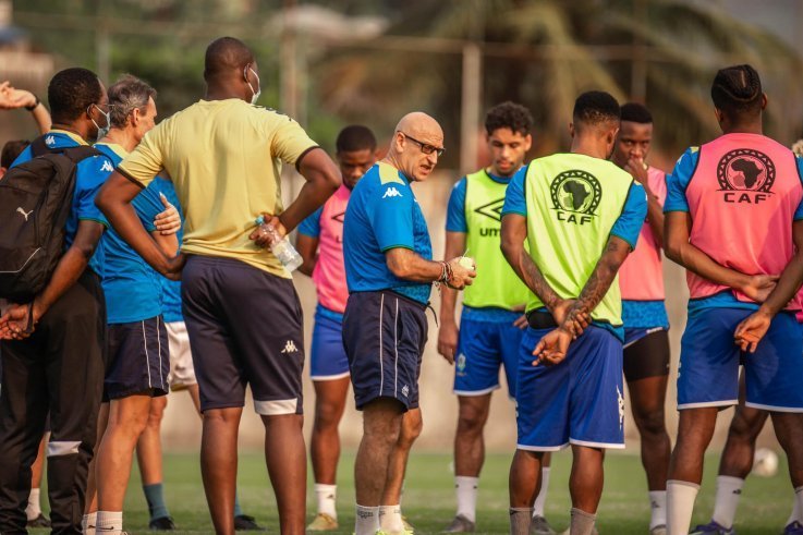 Les images de l’ultime répétition des Panthères du Gabon avant le choc contre le Burkina Faso