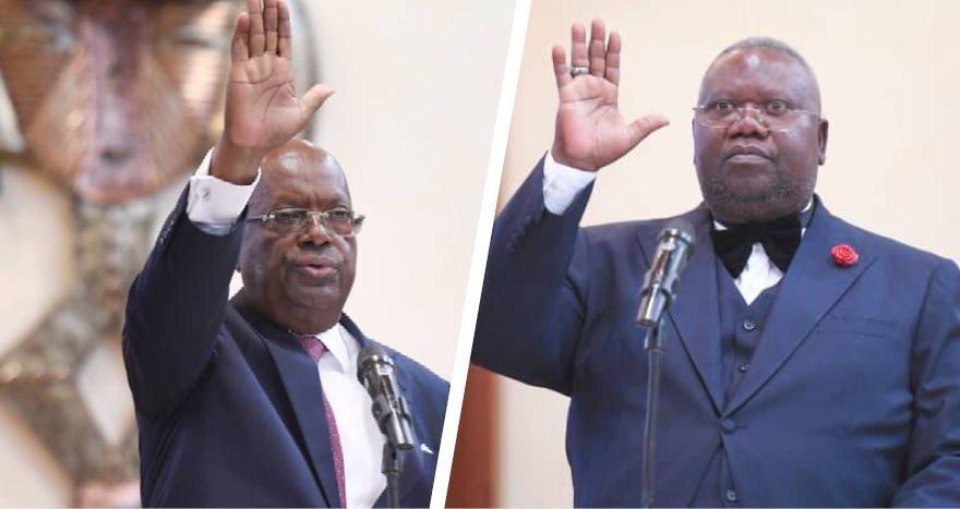 Le médiateur de la République et l’ex président du CGE ont juré fidélité et loyauté à Ali Bongo